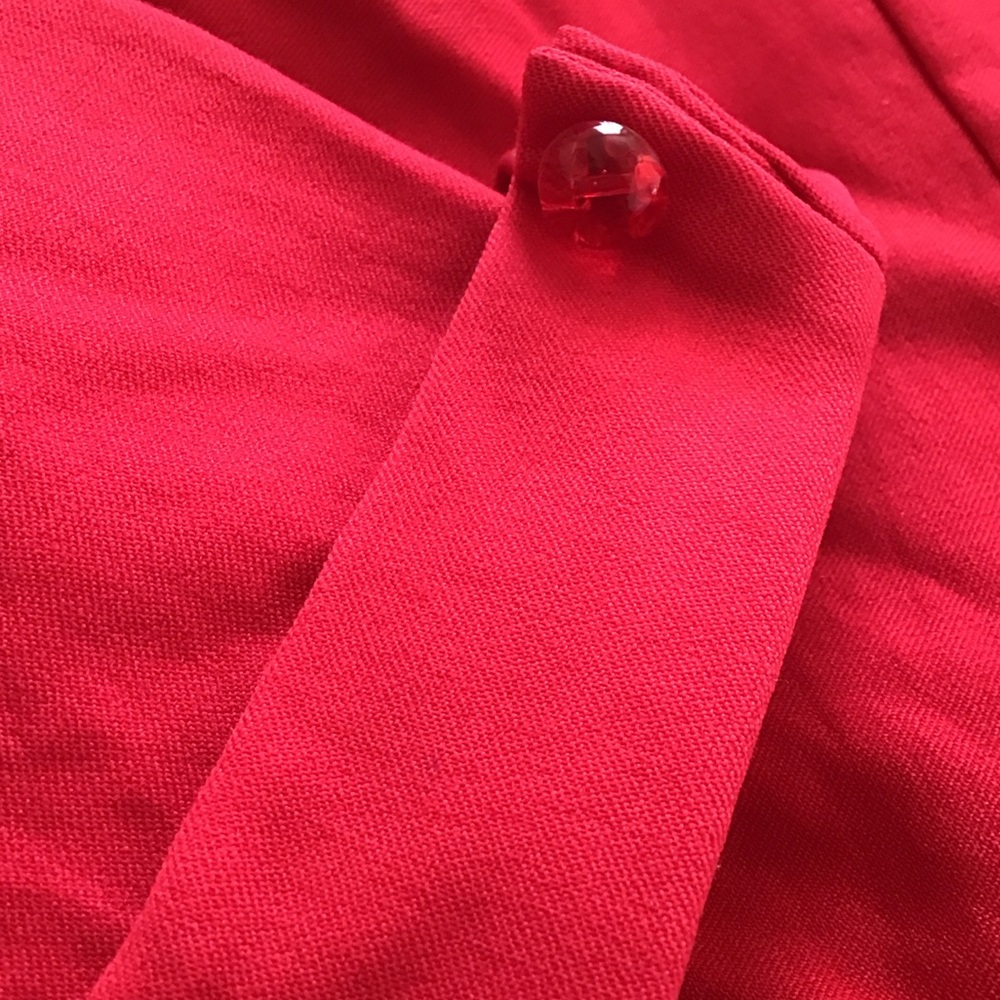 Unique Vintage Red Dress - Size 2XL - Picture 5 of 7